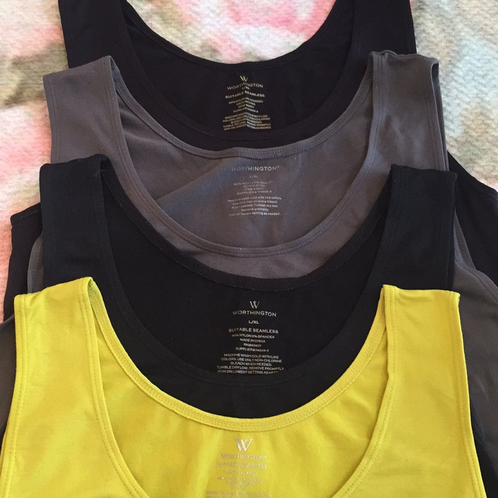 Spandex tanks...set of 4